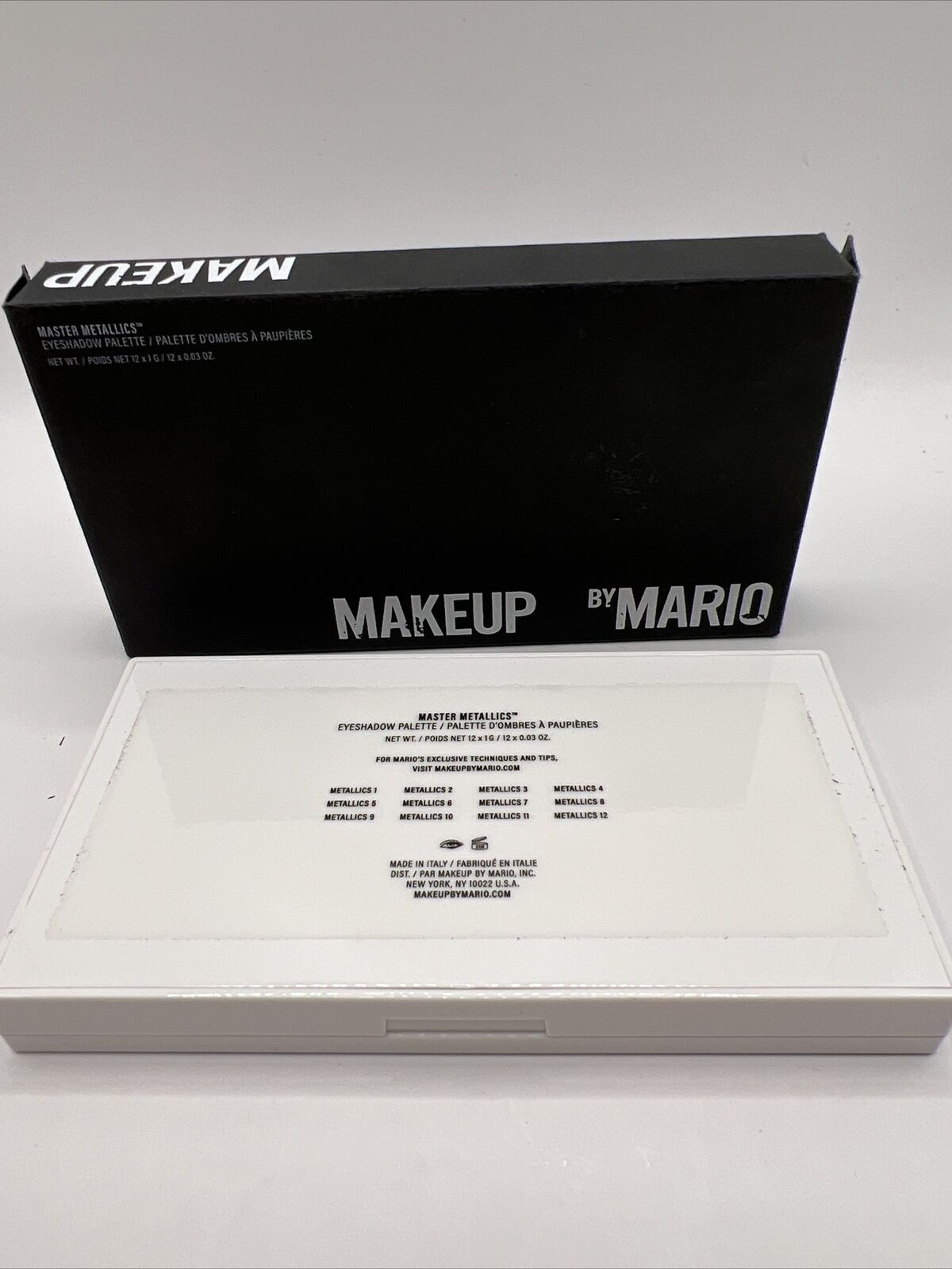 Makeup By Mario Master Metallics Eyeshadow Palette  New In Box