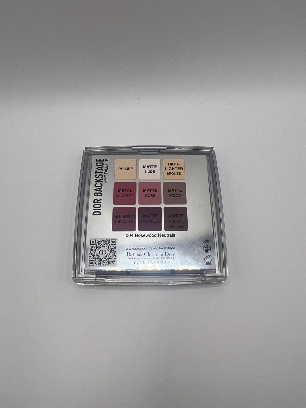 Christian Dior Backstage Eye Palette - 004 Rosewood Neutrals - .35 oz-New