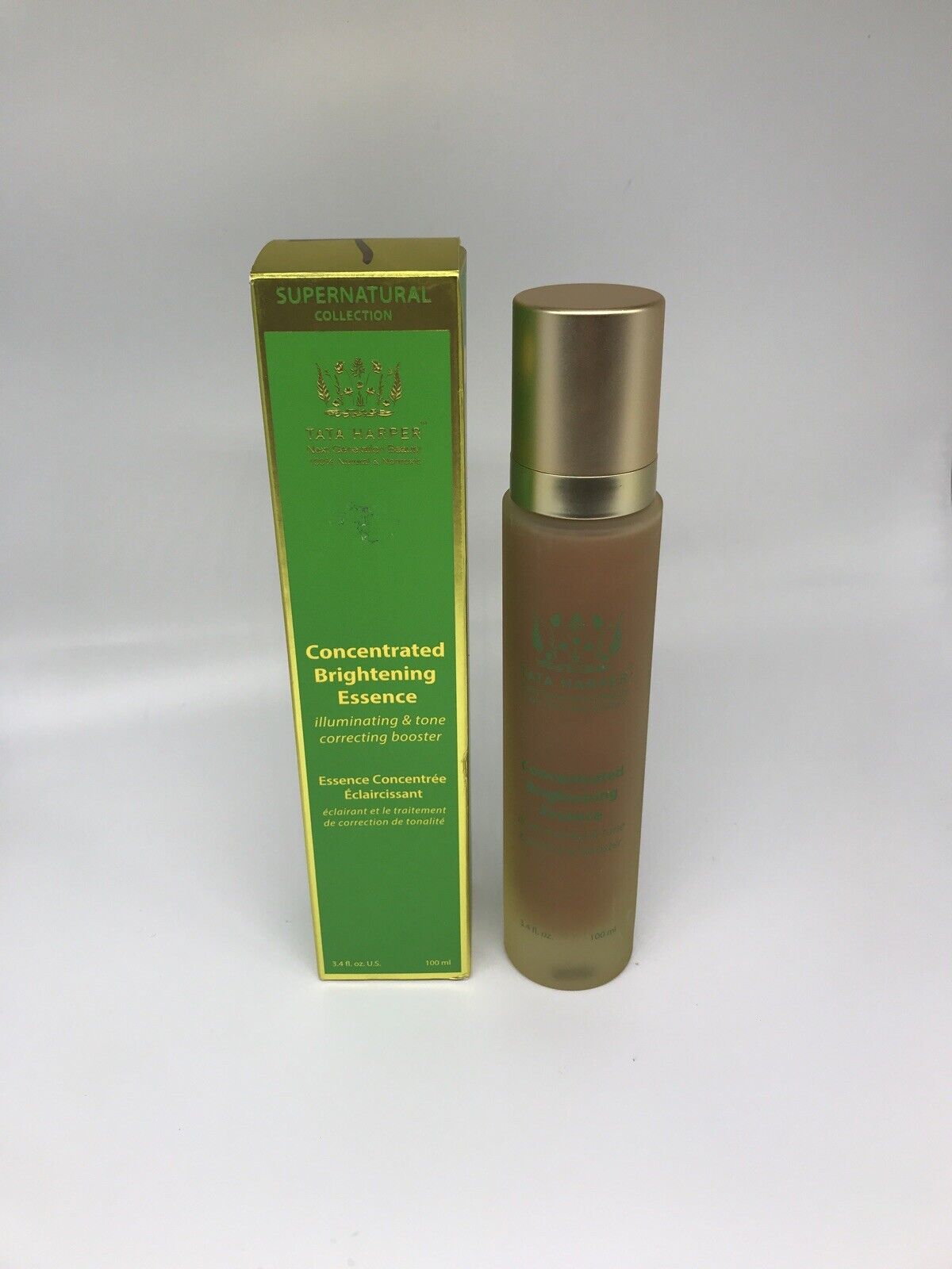 Tata Harper Concentrated Brightening Essence 3.4oz New In Box Super Natural