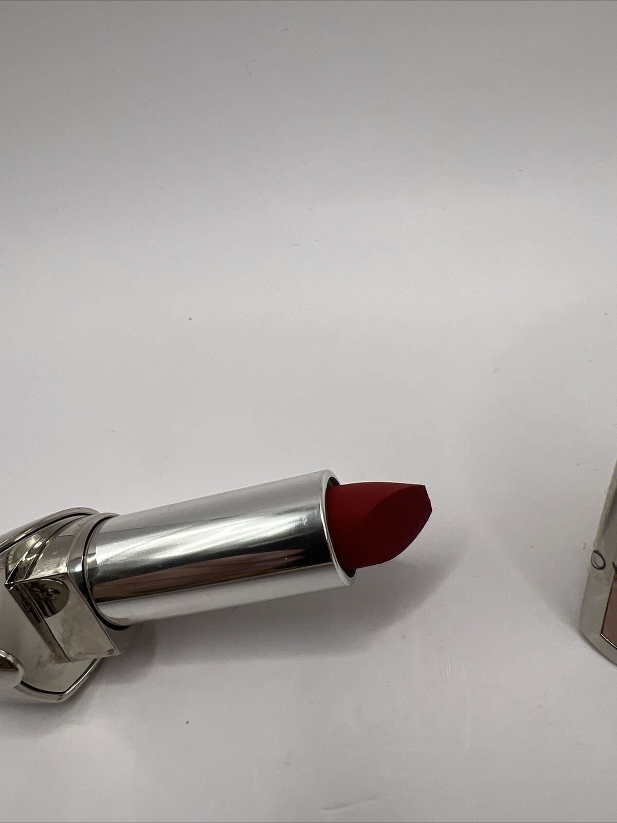 Guerlain Rouge G de Lipstick N°880 with Pink Crocodile Skin Mirror Case