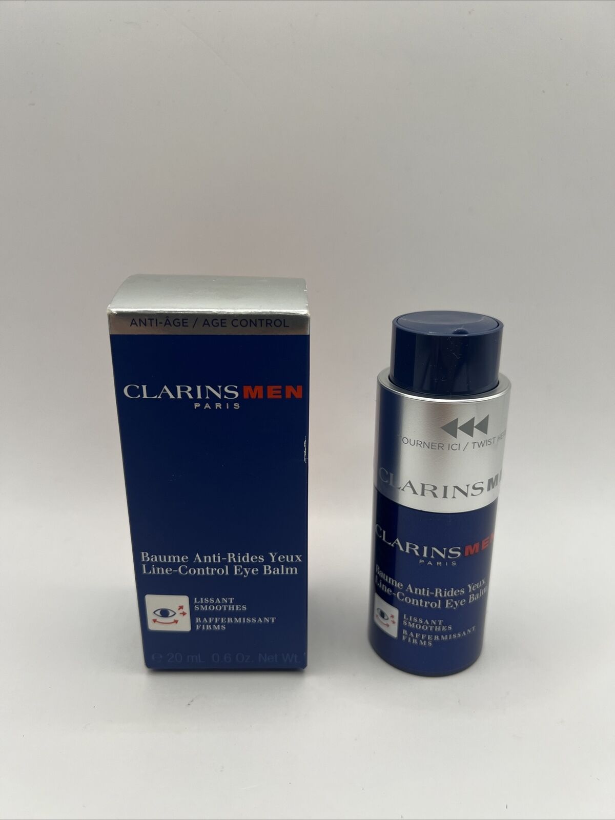 Clarins Men Line Control Eye Balm 0.6oz / 20ml