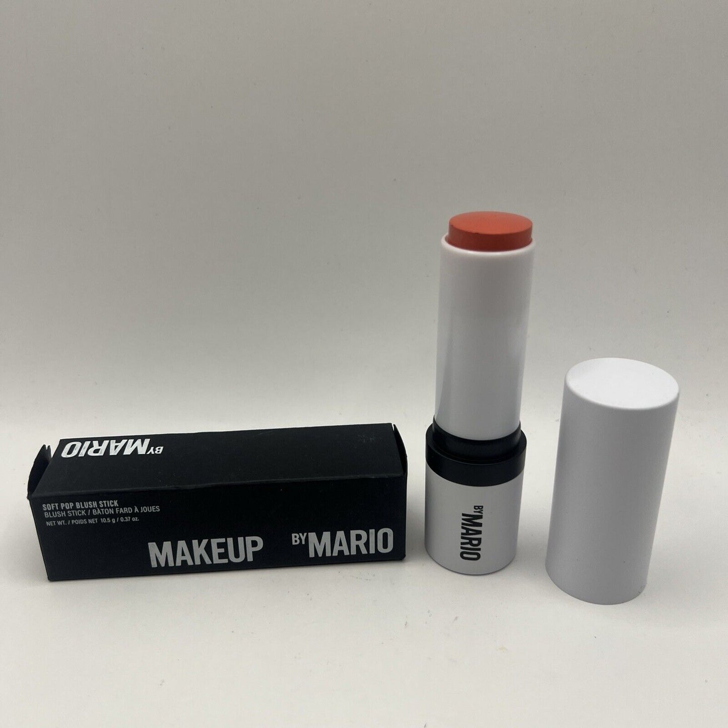 Makeup By Mario Soft Pop Dewy Blush Stick w/Brush ~ SOFT CORAL ~ Peachy Pop BNIB