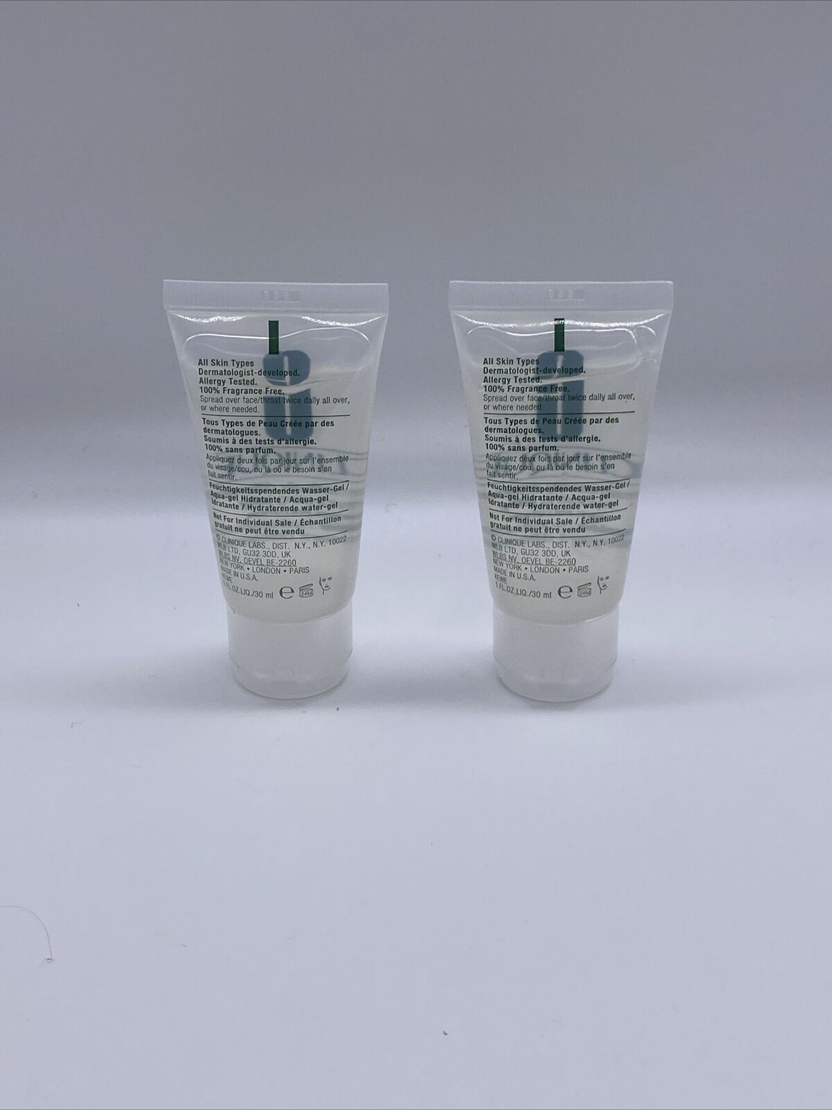 Lot Of 2-Clinique Dramatically Different Hydrating Jelly- Travel Size (1oz)