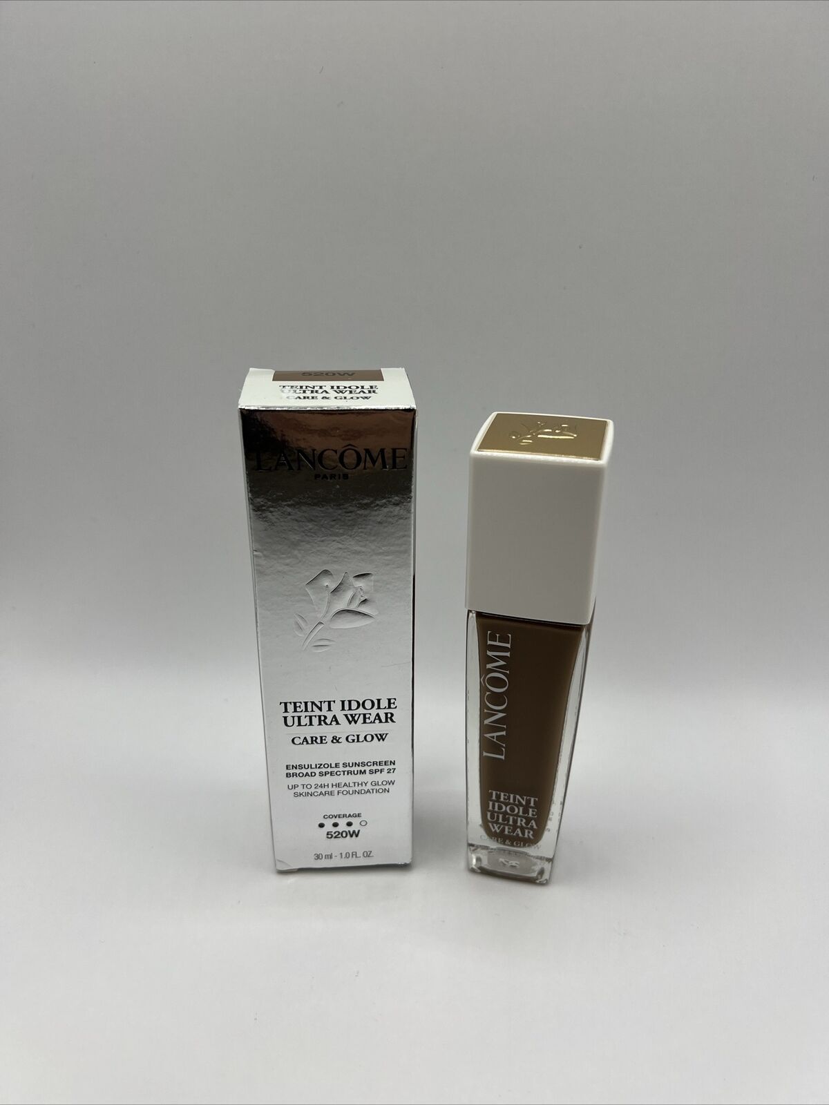 LANCOME ~ TEINT IDOLE ULTRA WEAR LONG WEAR FOUNDATION ~ # 520 (W) ~ BOXED