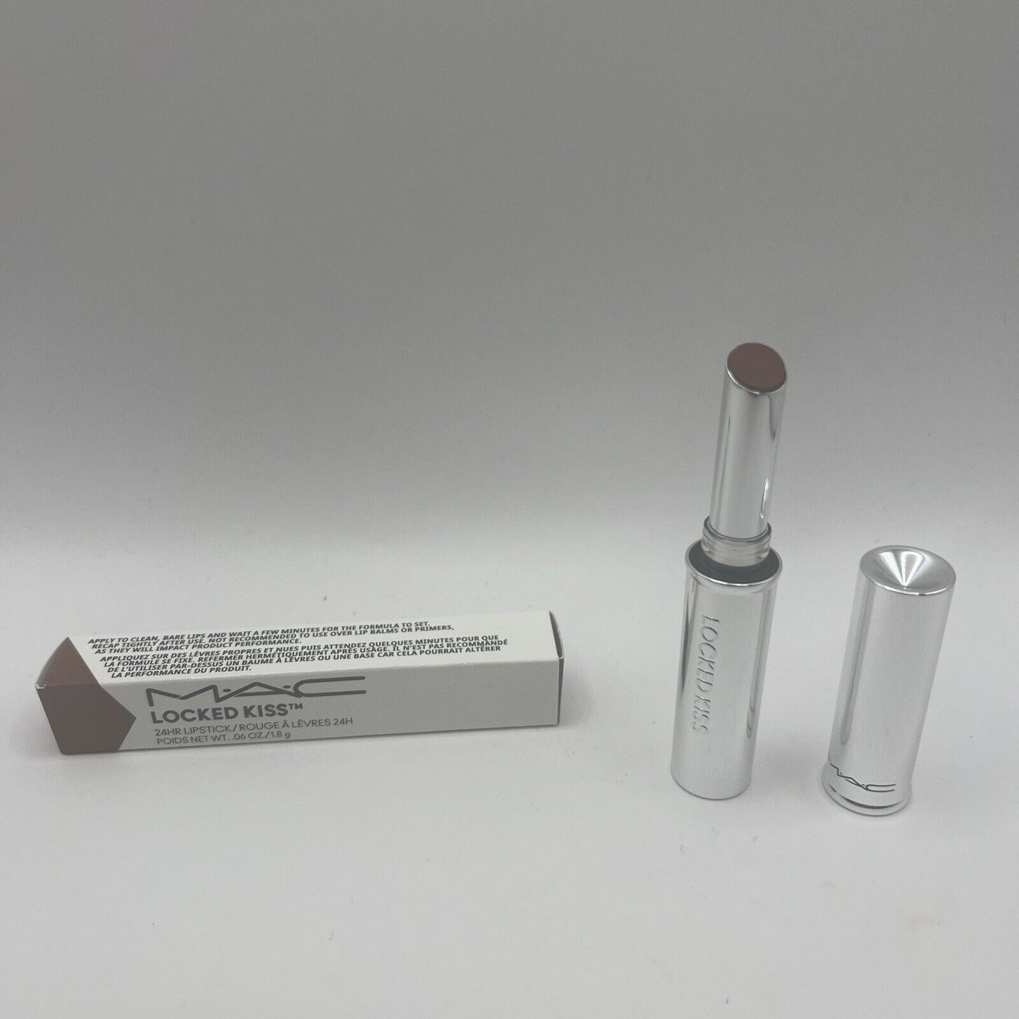 MAC Locked Kiss  24HR Lipcolour Lipstick - 65 Posh (Warm Brown) - .14 fl oz /