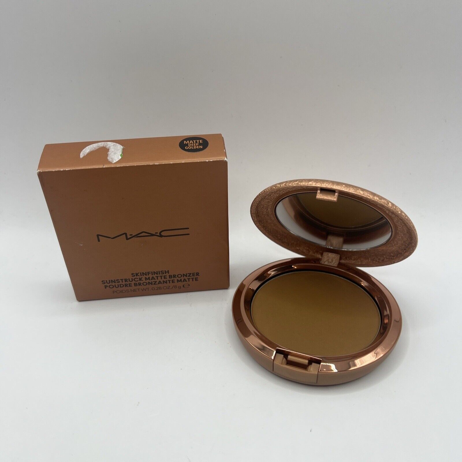 MAC ~ SKINFINISH SUNSTRUCK MATTE BRONZER ~ MATTE DEEP GOLDEN ~ 0.28 OZ