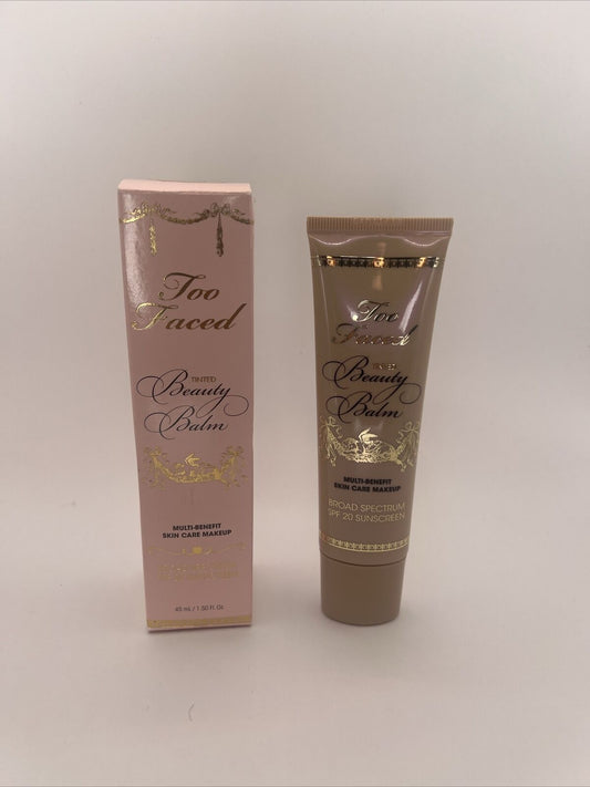 Too Faced Beauty Balm Tinted Moisturizer Cream Glow New In Box