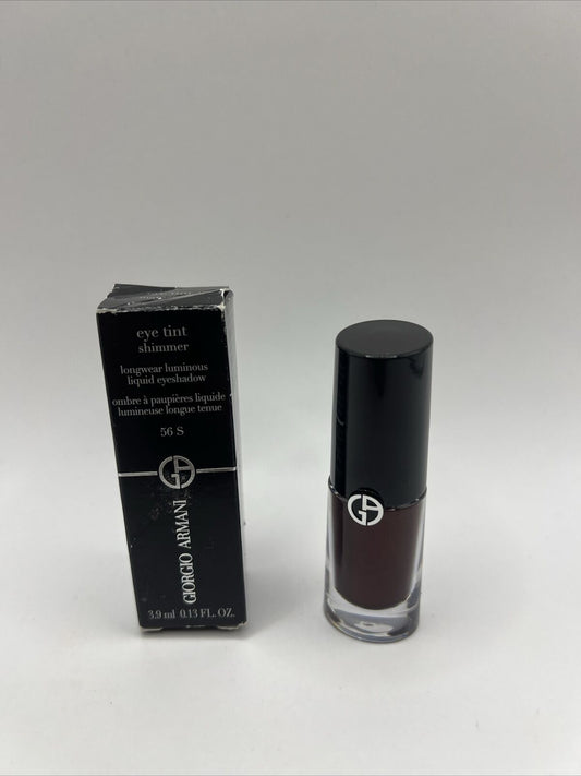 Giorgio Armani Eye Tint 56 S MAHOGANY Burgundy Liquid Eyeshadow New Boxed 