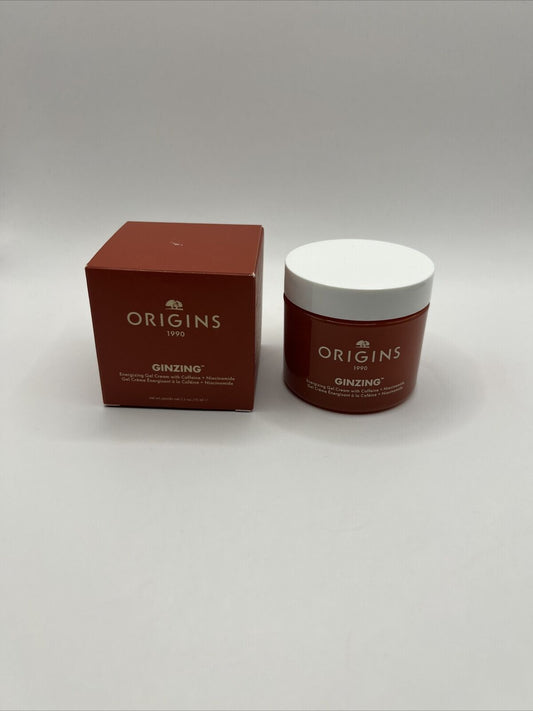 Origins Ginzing Energizing Gel Cream  2.5oz/75ml New With Box