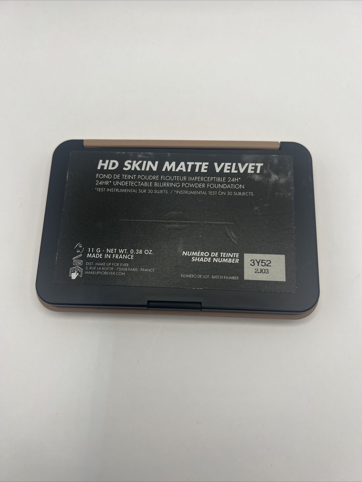 MAKE UP FOR EVER HD Skin Matte Velvet Longwear Blurring Powder Foundation 3Y52