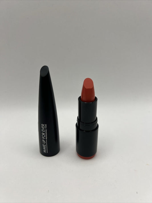 Make Up For Ever Rouge Artist Lipstick in 300 Gorgeous Coral 3.2g Full Size 