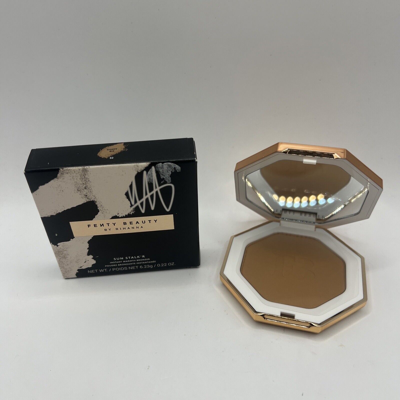 FENTY BEAUTY Sun Stalk'r Instant Warmth Bronzer - Shady Biz - 0.22 oz Authentic