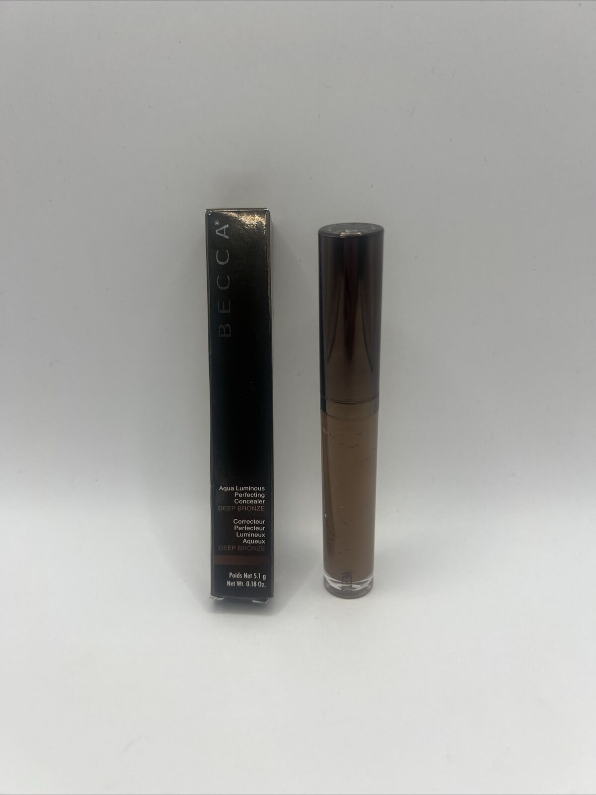 Becca Acqua Luminous Perfecting Concealer, Deep Bronze, 0.18 fl oz New In Box