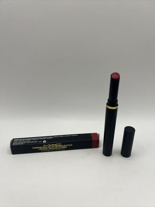 Mac ~ Powder Kiss Velvet Blur Slim Stick Lipstick ~ #890 Wild Sumac ~ NIB