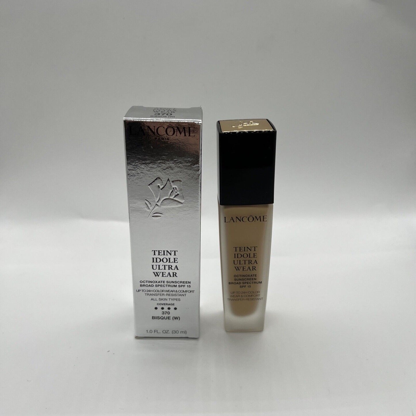 Lancome Teint Idole Ultra Wear Foundation 24 Hour Wear 370 BISQUE (W)  1oz