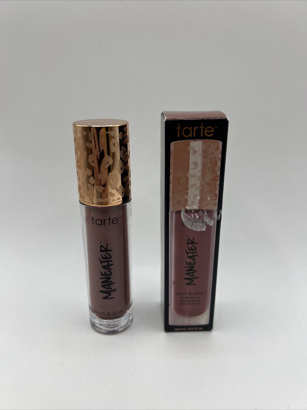 Tarte Maneater Blush & Glow Cheek Plump ~ RASPBERRY ~ 8 mL Full Sz New in Box