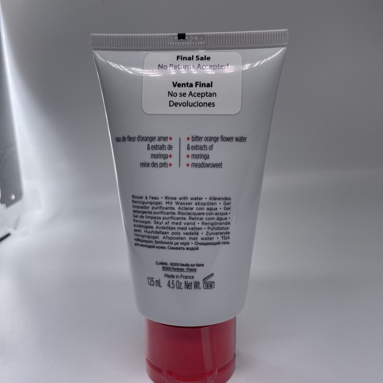 MY CLARINS Re-Move Purifying Cleansing Gel - 4.5oz/125mL - NWOB