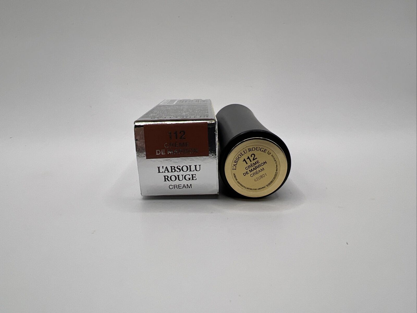 Lancome L'absolu Rouge Cream Lipstick 112 Creme De Marron (112 Mars) New in Box