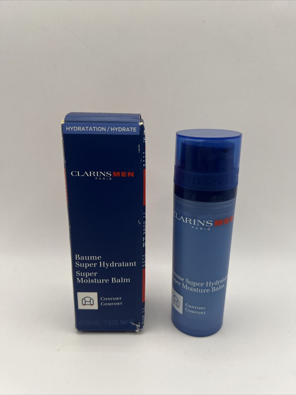 Clarins Men Super Comfort Moisture Balm - 50ml / 1.6 oz New In Box