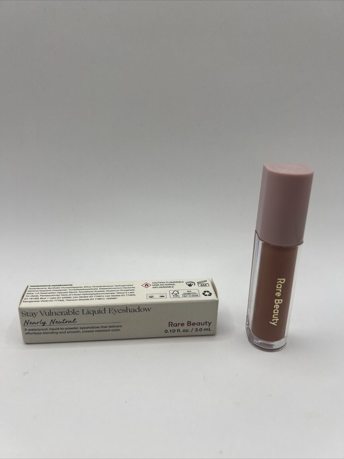 Rare Beauty By Selena Gomez Vulnerable Liquid Eyeshadow 0.1oz Nearly Neutral