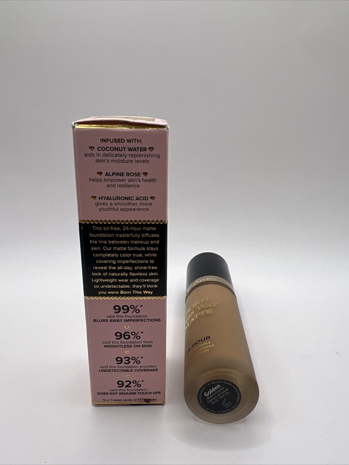 Too Faced Born This Way Foundation Matte,1 fl oz/ 30ml- Golden- NEW IN BOX