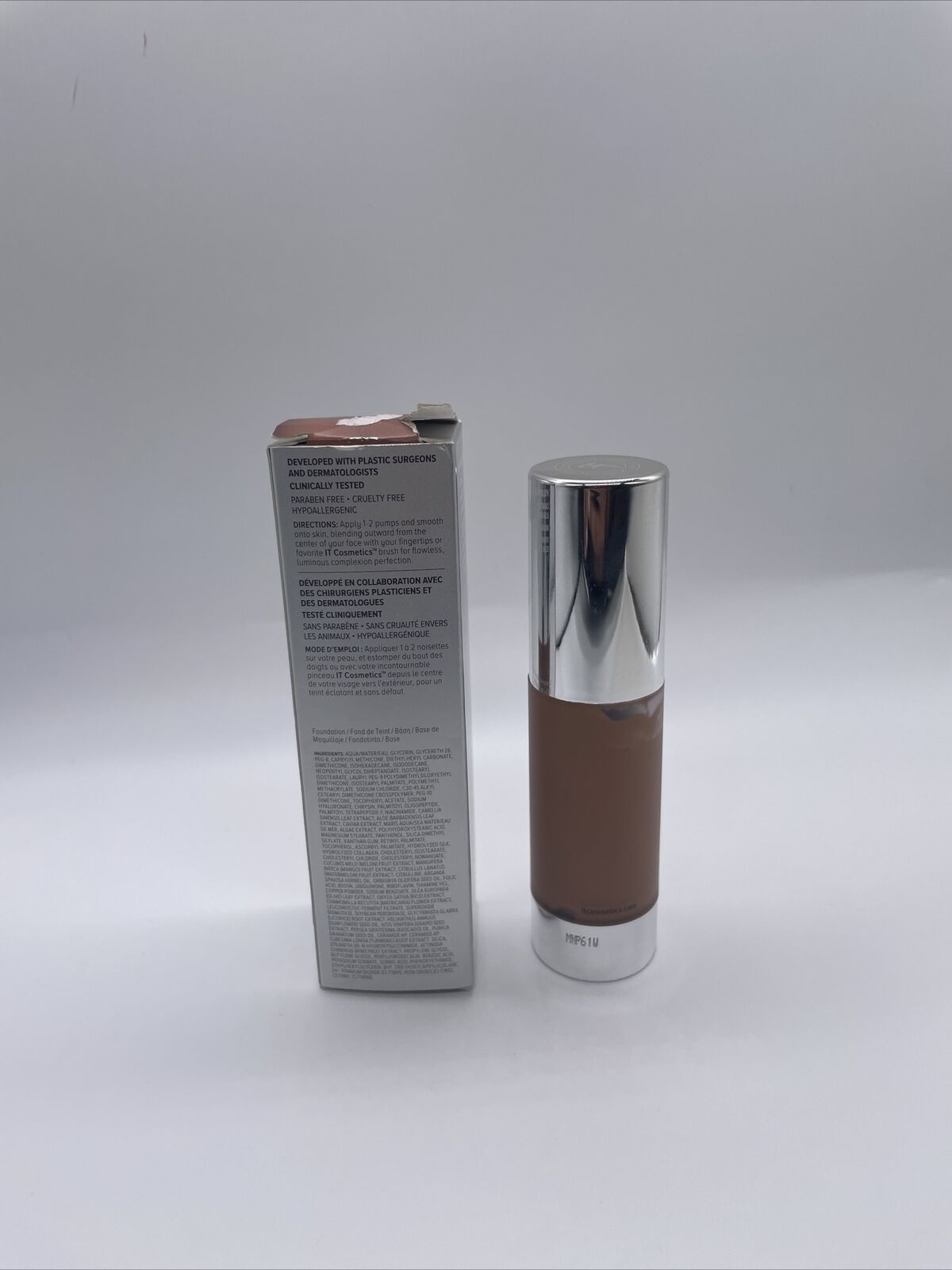  IT cosmetics Bye Bye Lines   Foundation ANTI AGING SKIN SMOOTHING -1oz#DEEP-NIB