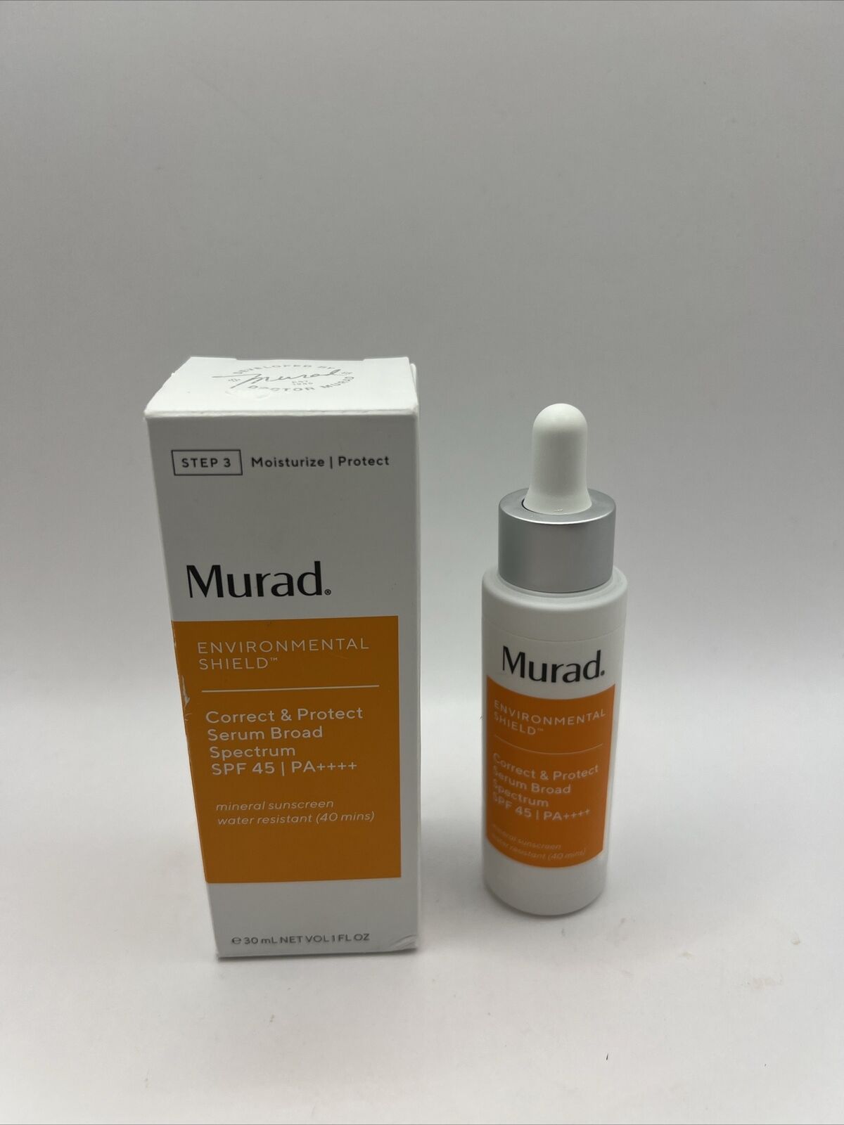 Murad Environmental Shield Correct&Protect Serum SPF45 | PA++++ Step 3 1 fl oz