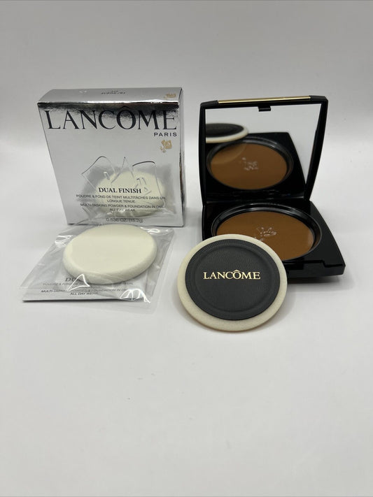 LANCOME DUAL FINISH MULTI-TASKING POWDER FOUNDATION 540 SUEDE (W) 0.536 OZ BOXED