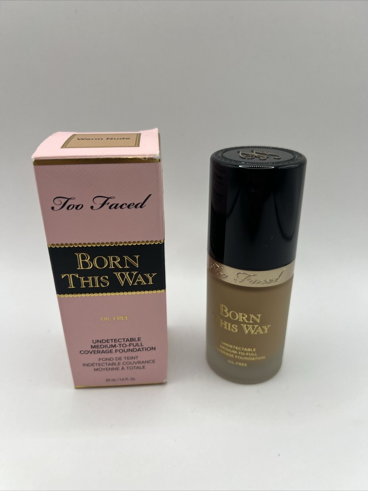 Too Faced Born This Way Undetectable Foundation - Warm Nude - 1.0 oz Authentic