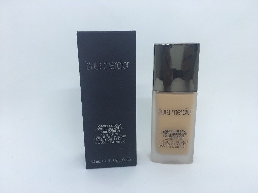 LAURA MERCIER  CANDLEGLOW SOFT LUMINOUS FOUNDATION CHAI  1 OZ  NEW IN BOX