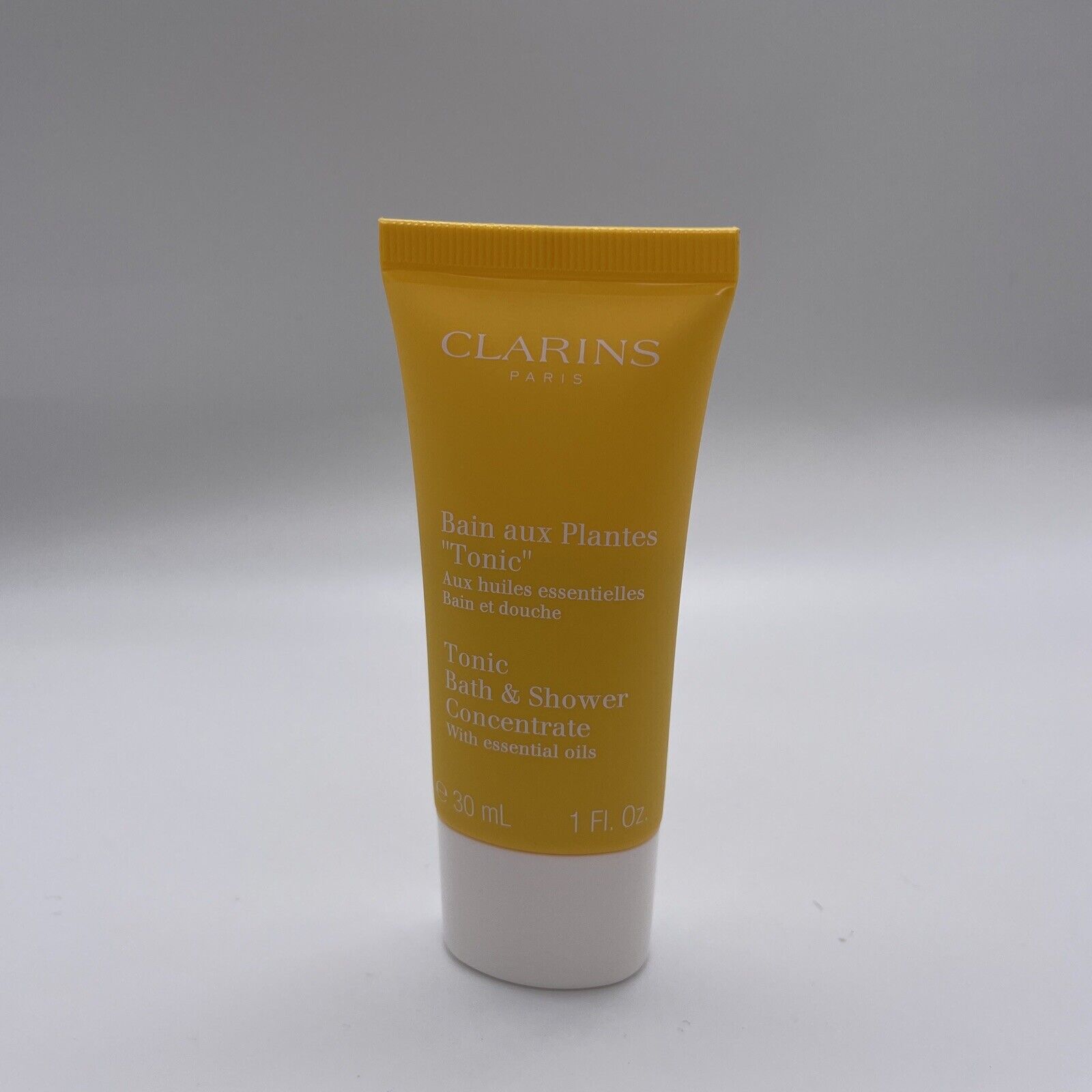 CLARINS TONIC BATH & SHOWER CONCENTRATE TRAVEL SIZE 30 ML 1 FL.OZ. SEALED NO BOX