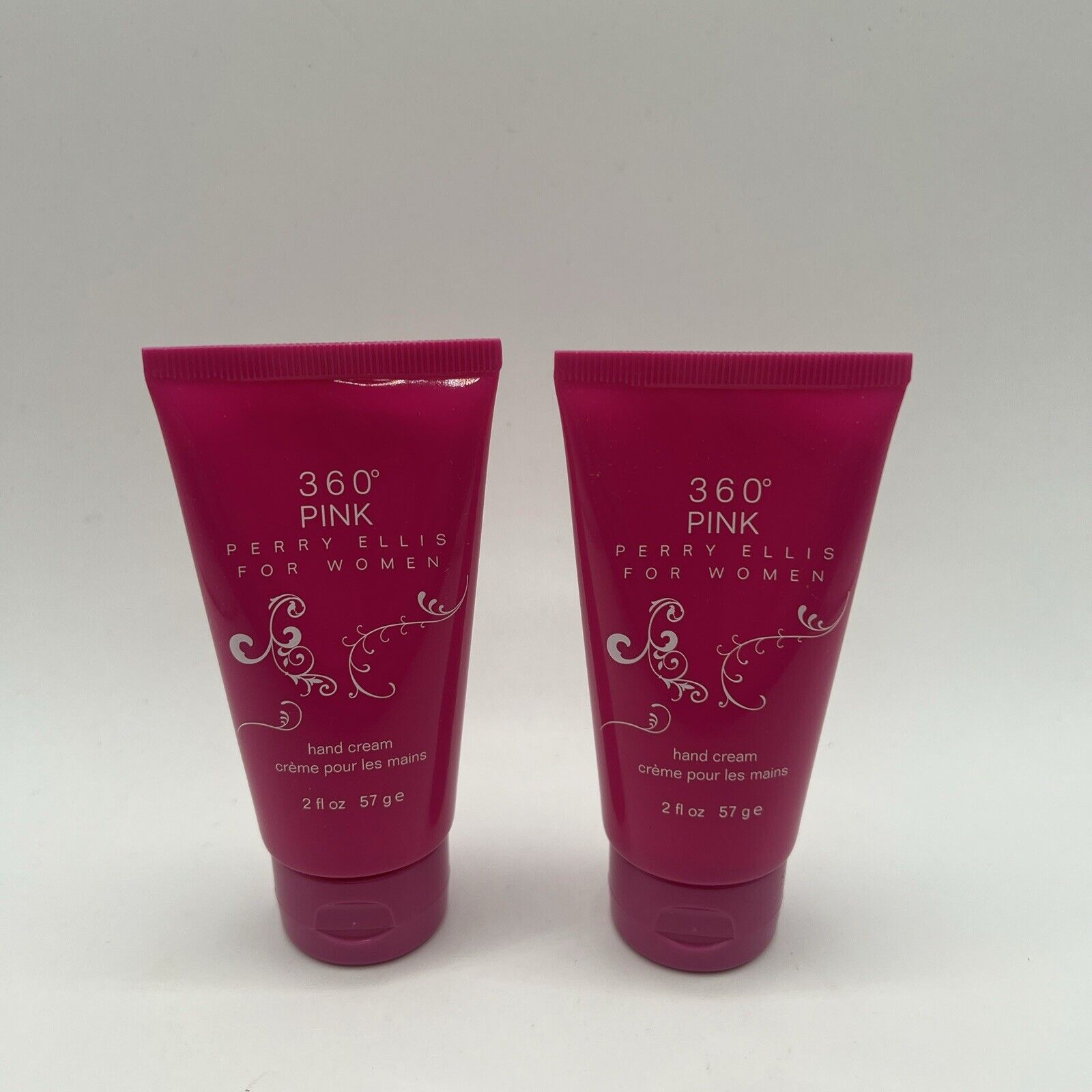 Lot/2 Perry Ellis 360 Pink Hand Cream 2 Oz X 2 