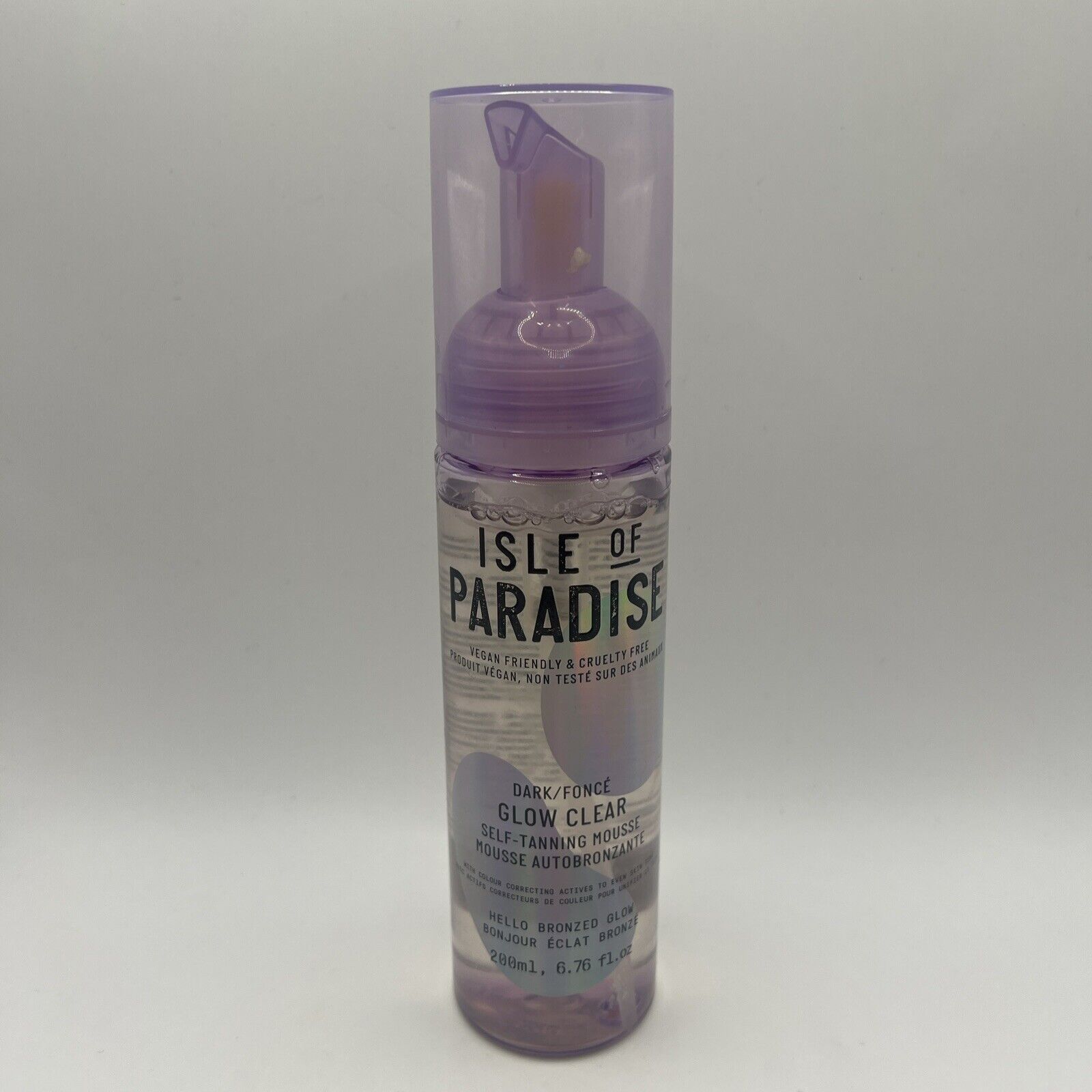 Isle of Paradise Glow Clear Self-Tanning Mousse DARK 6.76oz