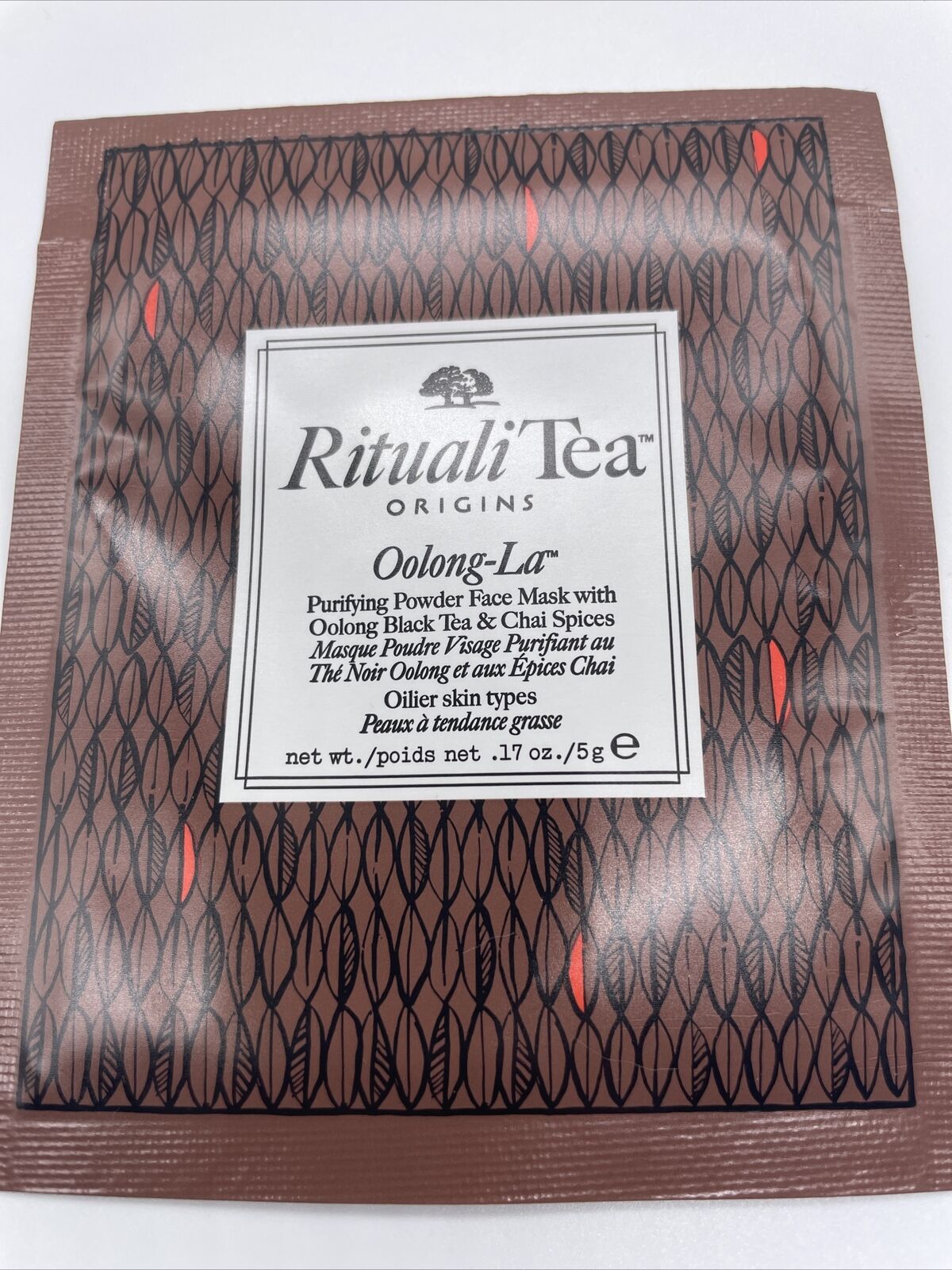 5X ORIGINS RITUALI TEA OOLONG-LA PURIFYING POWDER FACE MASK NEW .17 oz Each