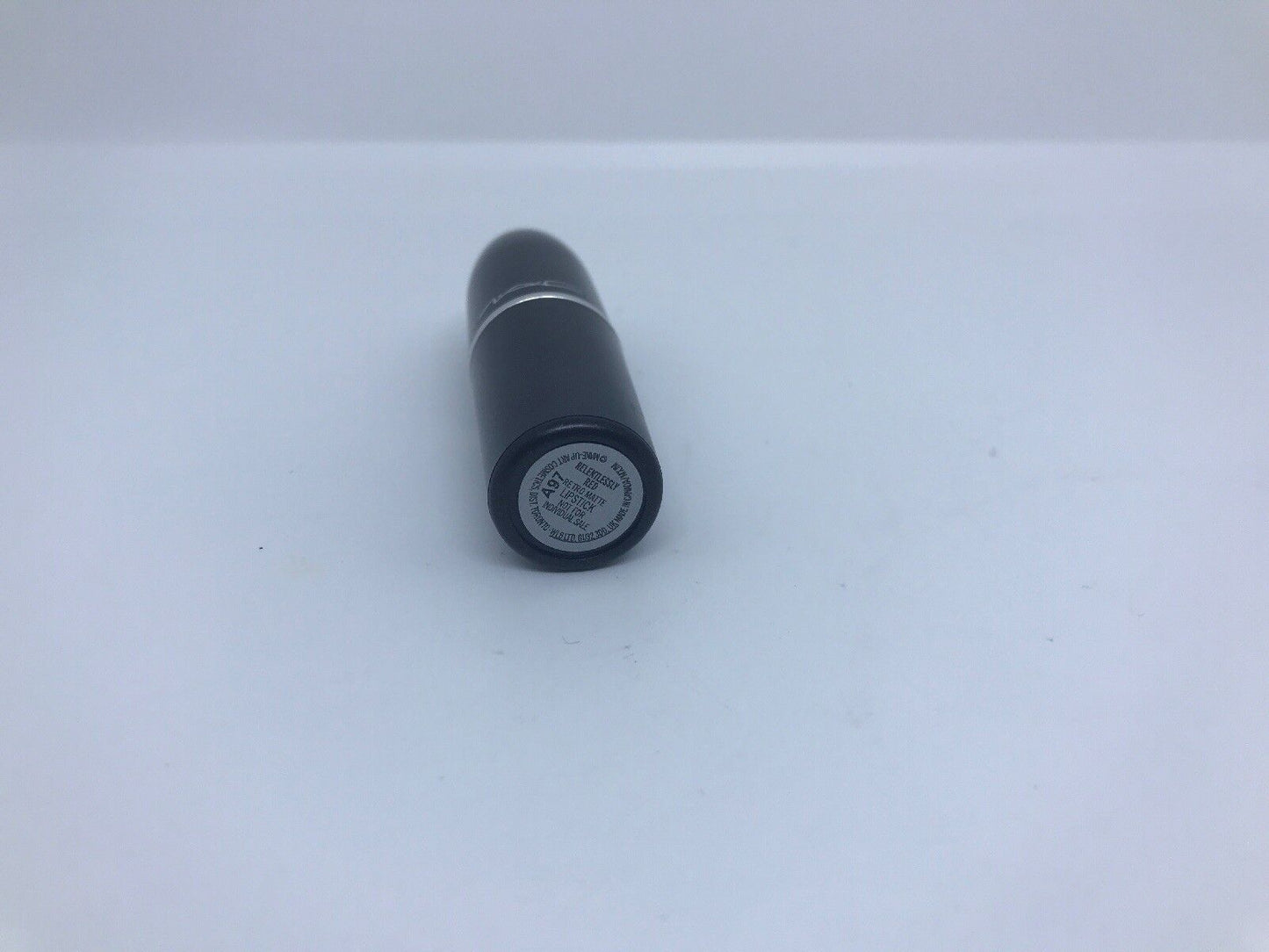 MAC Satin LIPSTICK Shade " Relentlessly Red "-Full Size *DISCONTINUED*