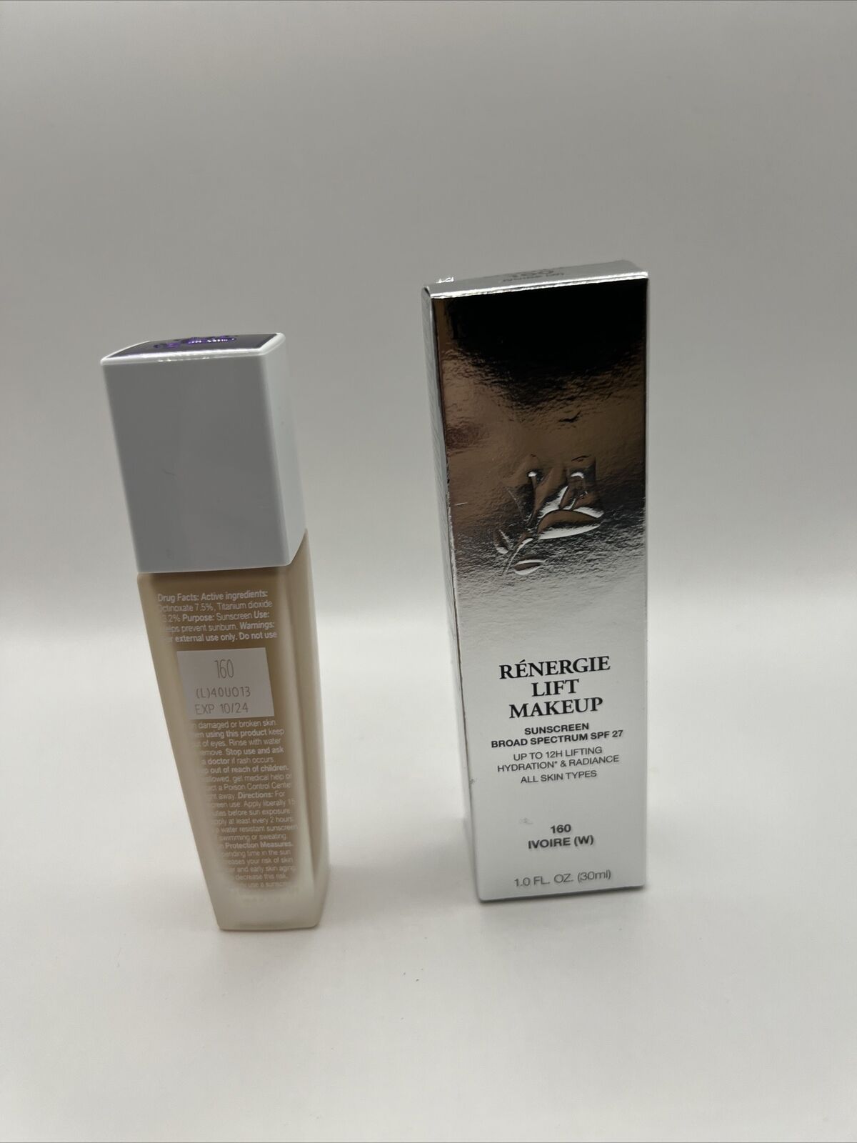 LANCOME RENERGIE LIFT MAKEUP SUNSCREEN SPF27  160 IVOIRE (W) Exp 10/24