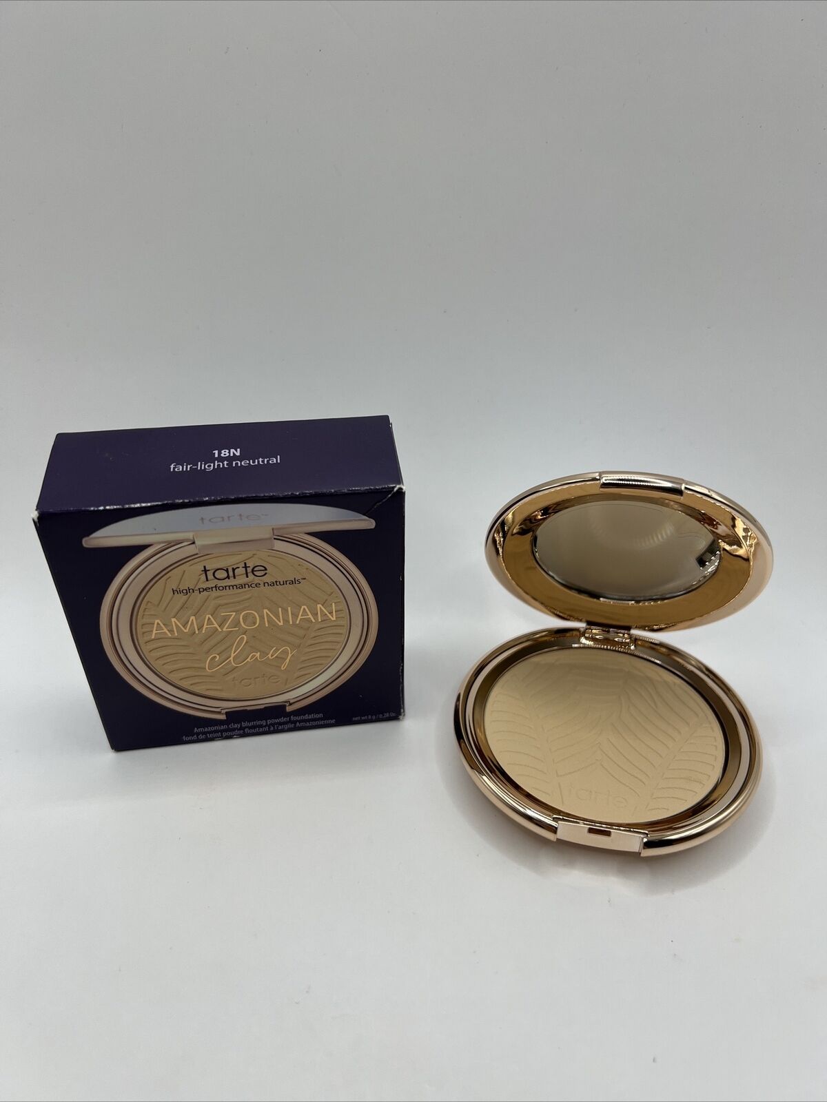 Tarte ~ Amazonian Clay Blurring Powder Foundation ~ 18N Fair-Light Neutral ~NIB