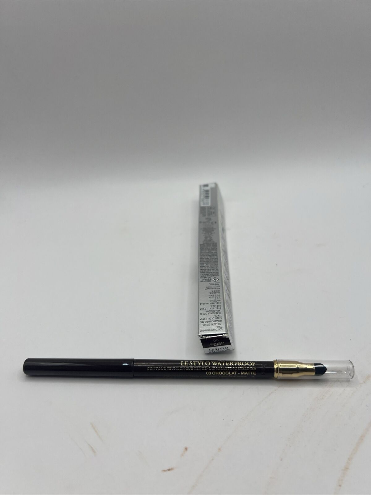 Lancome Le Stylo Waterproof Eyeliner Pencil / 03 - Chocolat New In Box