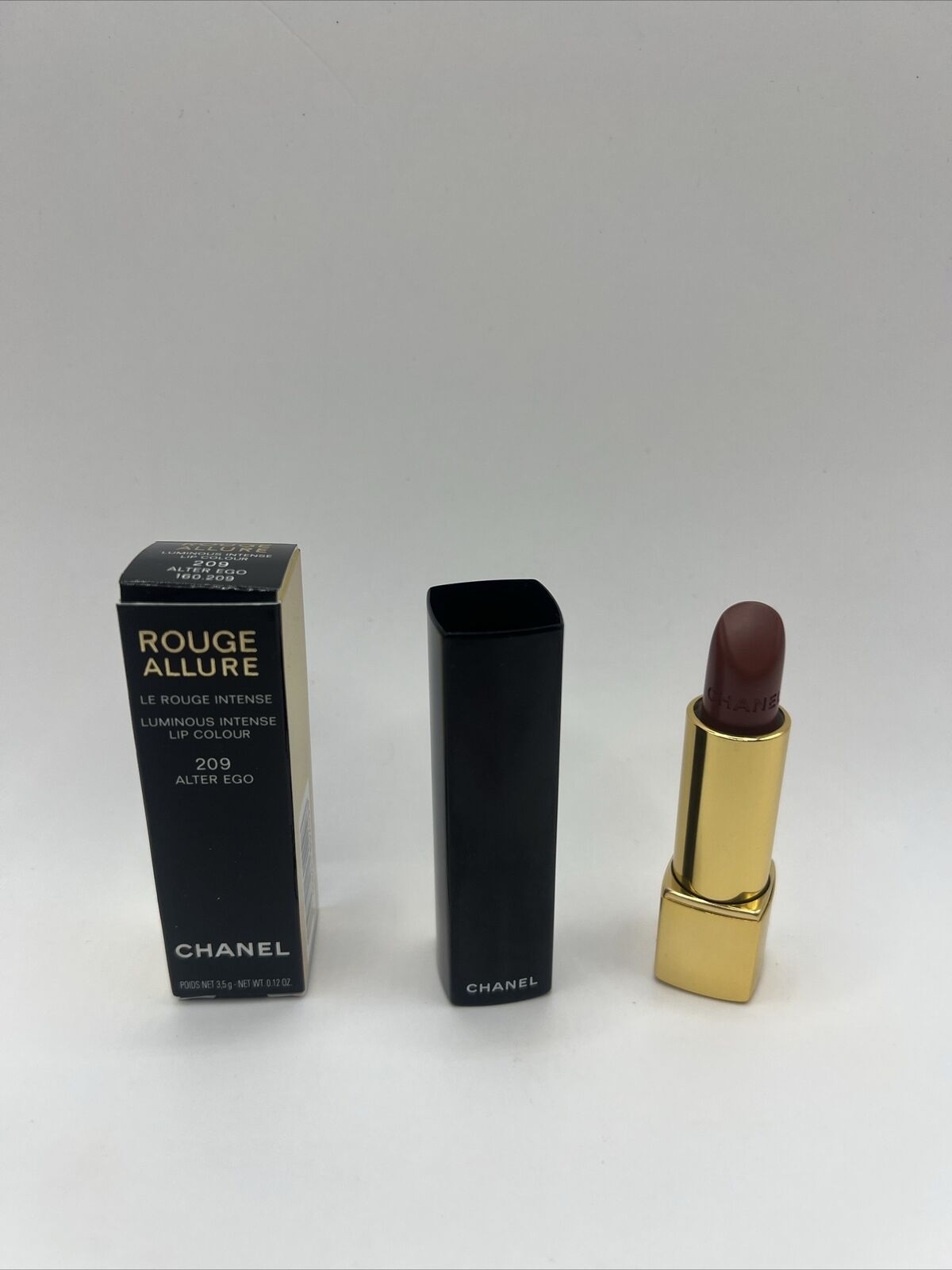 CHANEL ROUGE ALLURE LUMINOUS INTENSE LIP COLOUR #209 ALTER EGO 0.12 OZ BOXED